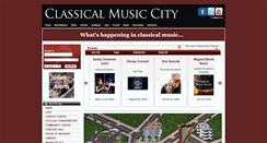 Desktop Screenshot of classicalmusiccity.com